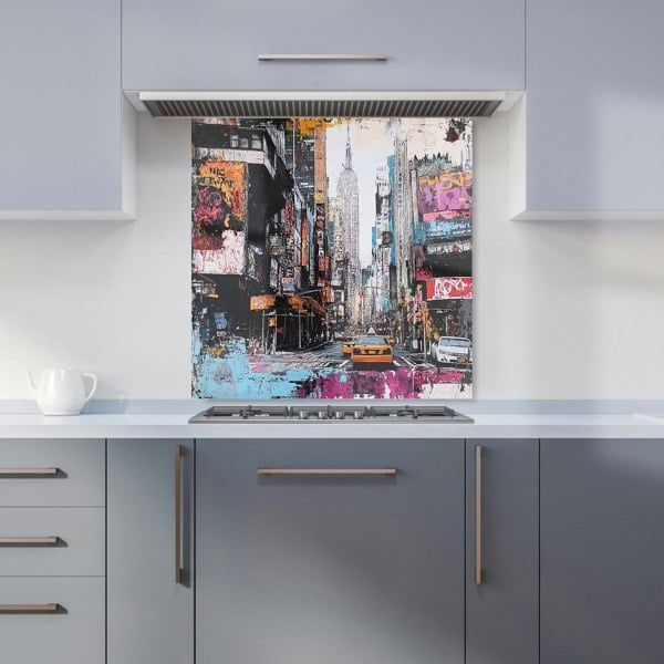 Warren Reed New York Empire State Building Streets Kitchen Splashback - 00018