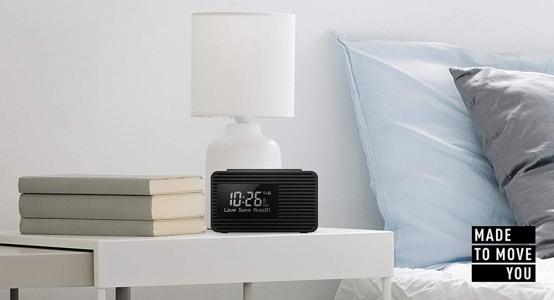 Panasonic RC-D8EB-K Portable DAB+/FM Clock Radio - Black