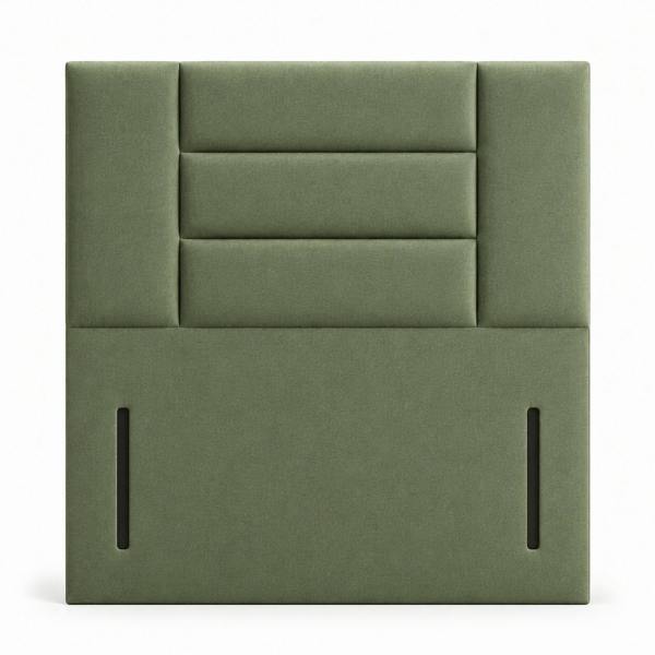 Great British Beds Hebden Headboard - Green Plush