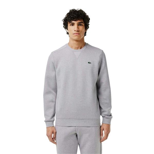 Lacoste Mens Crew Neck Sweatshirt - Grey - 