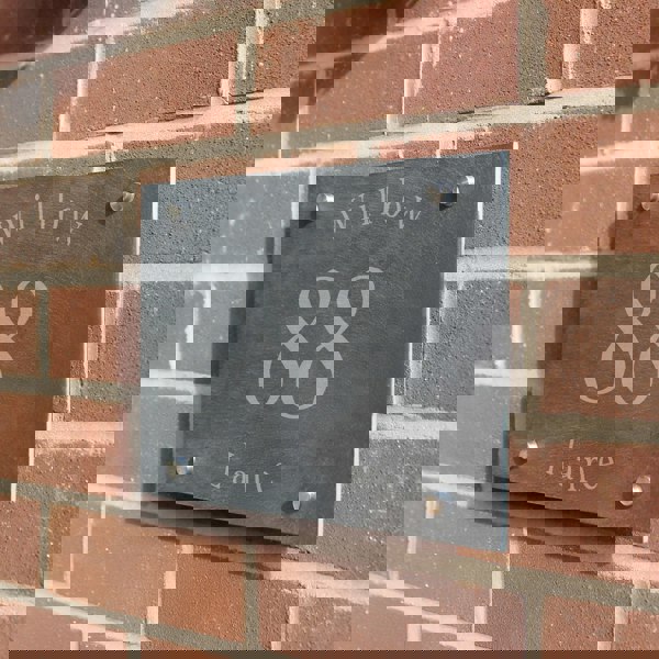 Personalised Memento Company Personalised Slate House Sign