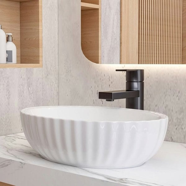 Matte Black Stainless Steel Countertop Mount Bathroom Tap Basin Taps Living and Home