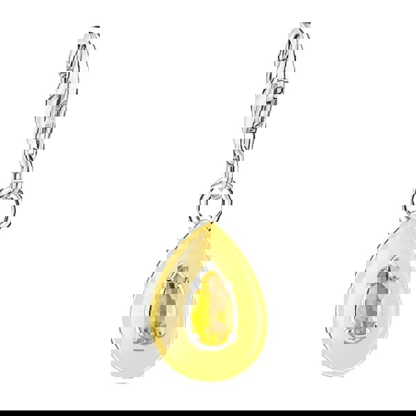 Thomas Sabo Droplet Pendant - Silver/Orange - 