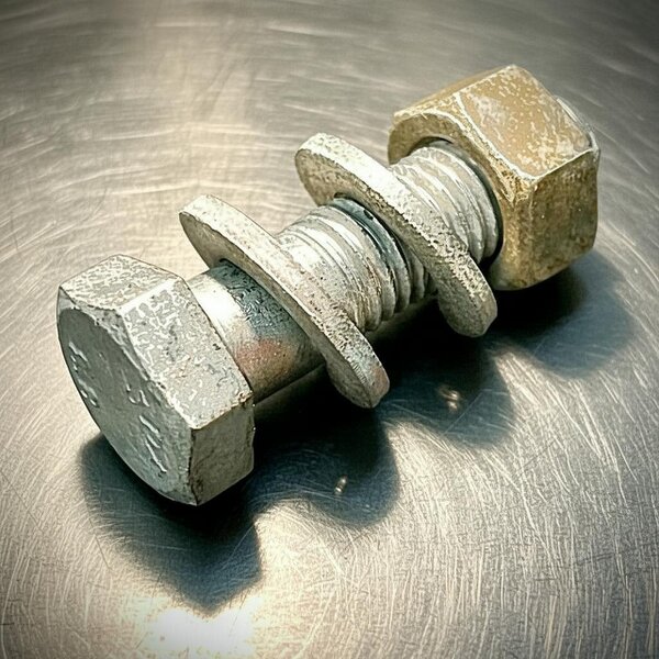 Fixaball M12 Hex Bolt 8.8 Washers Full Nut cl.6 Galvanised DIN 931