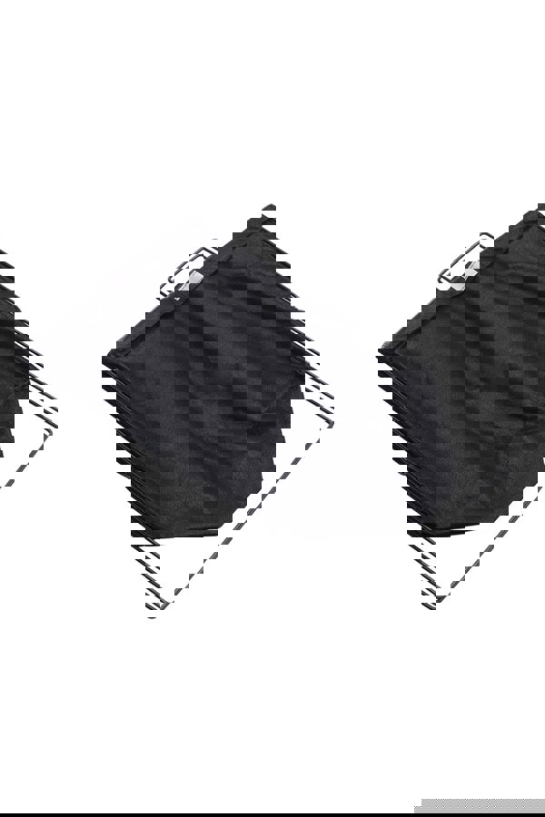 Living and Home Black Collapsible Fabric Laundry Basket Clothes Hamper With Lid And Handle