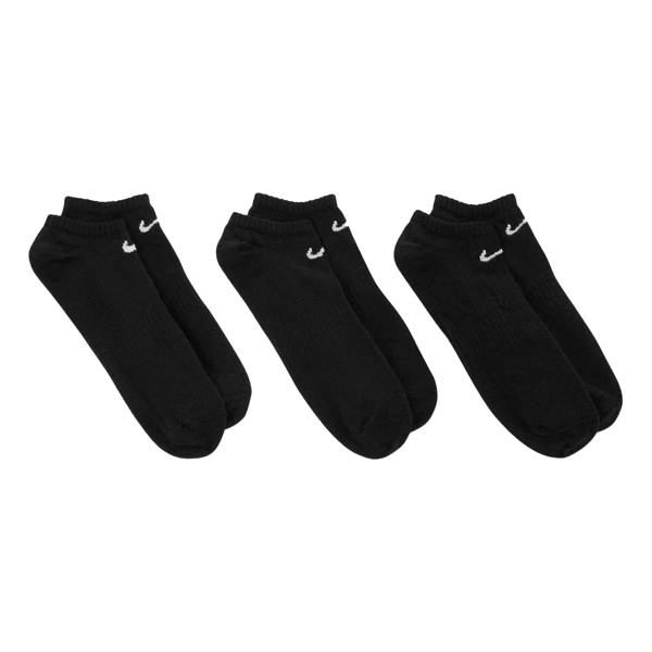 Nike Mens No-Show Socks (Pack of 3) - Black - 