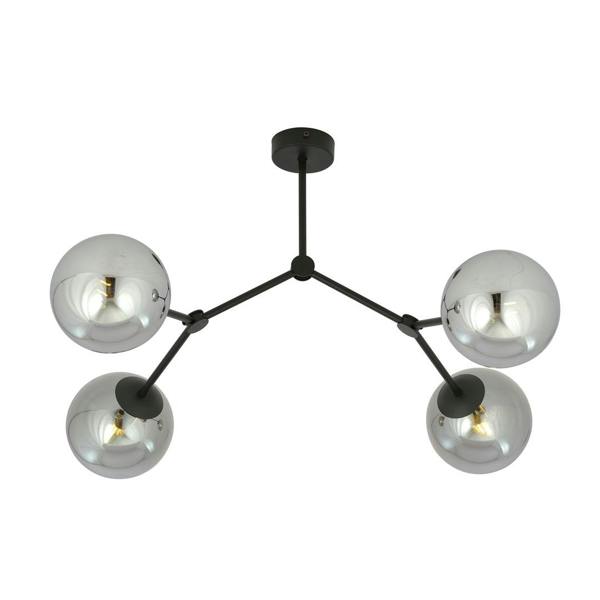 Emibig SPACE Ceiling lamp  4 x E14 Black with Graphite Shade
