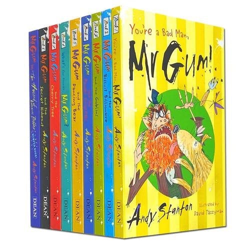 Dean Books Mr Gum Humour Collection 9 Books Set By Andy Stanton Inc Biscuit Billionaire