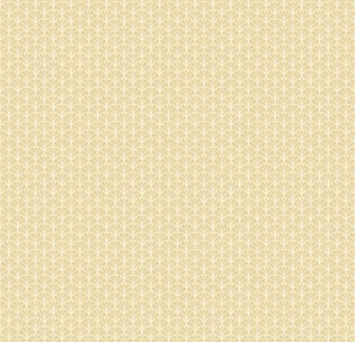 Hoopla Walls Shell Fan - Sand 10m Wallpaper