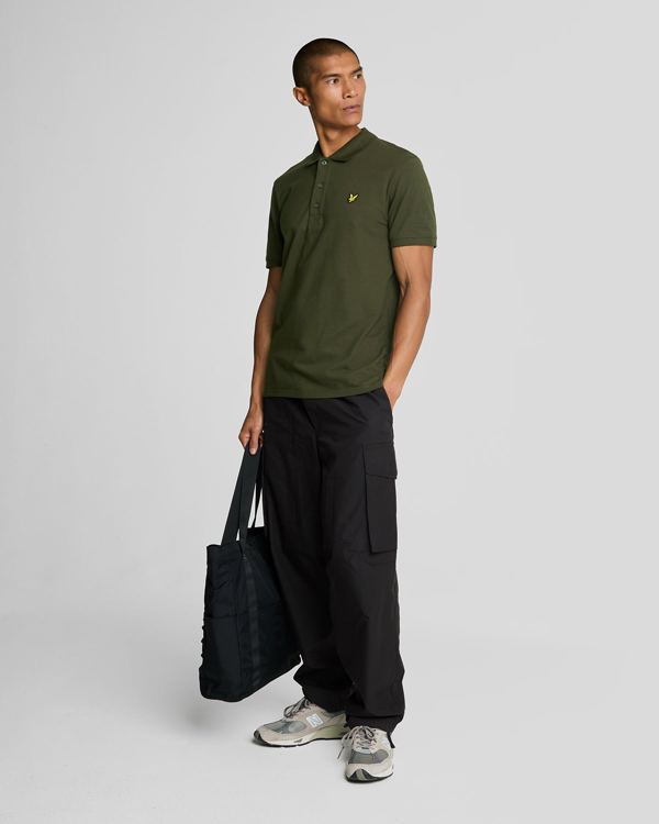 Lyle & Scott Plain Polo Shirt - Olive