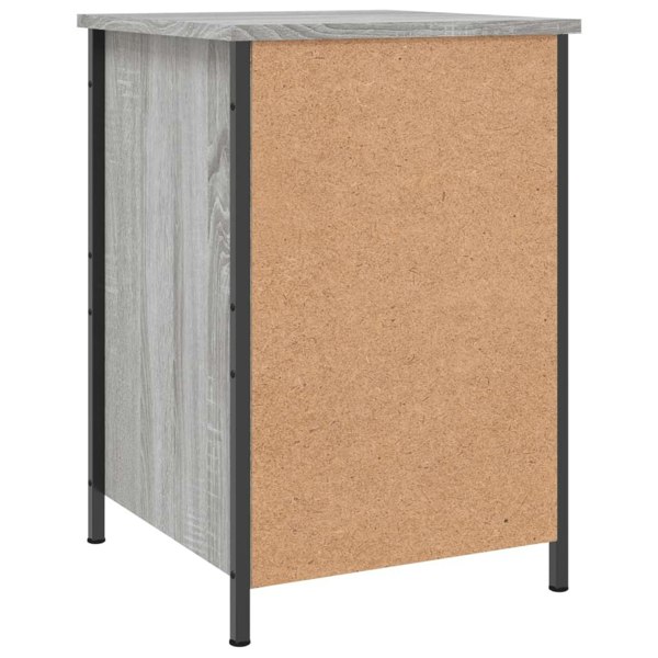 Berkfield Bedside Cabinets 2 pcs Grey Sonoma 40x42x60 cm Engineered Wood