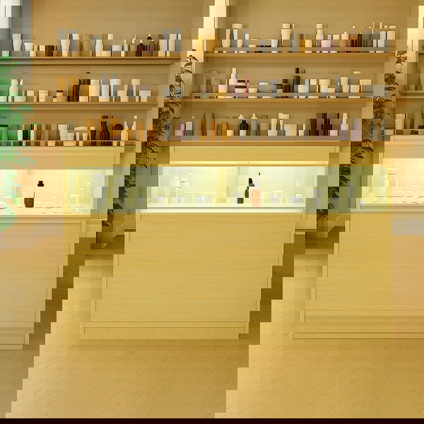 Monstershop LED Retail Shop Counter B1500 - Maple