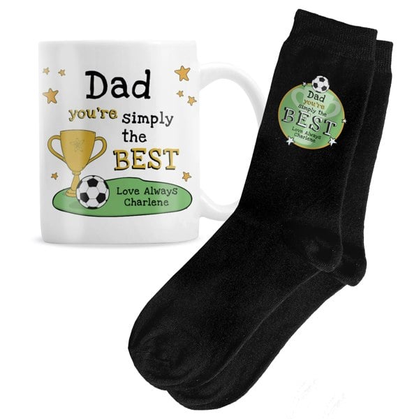 Personalised Memento Company Personalised Simply The Best Mug & Socks Set