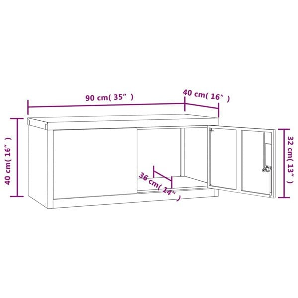 Berkfield File Cabinet Black 90x40x40 cm Steel