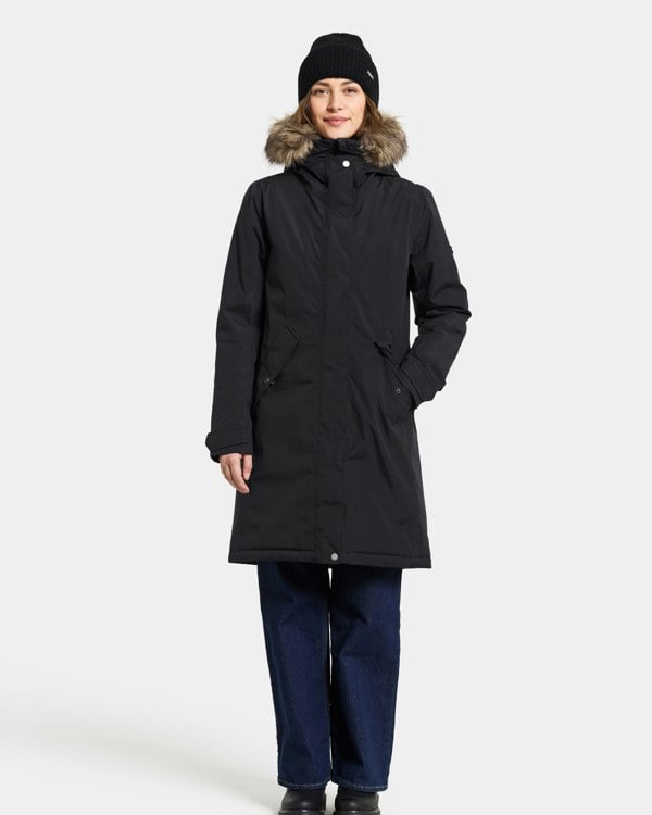 Didriksons Erna Womens Parka - Black 060