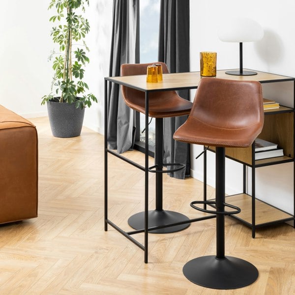 Furniture To Go I_Oregon Bar Stool in Brown