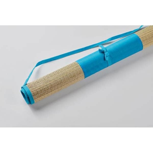 MidOcean Rafia Straw Beach Mat - Turquoise - 