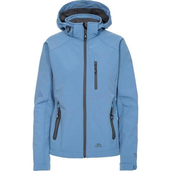 Trespass Womens/Ladies Bela II Waterproof Soft Shell Jacket - Denim Blue - 