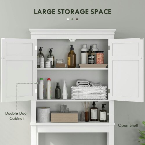 Wyld Haus Nivele Over Toilet And Appliance Storage Cabinet In White