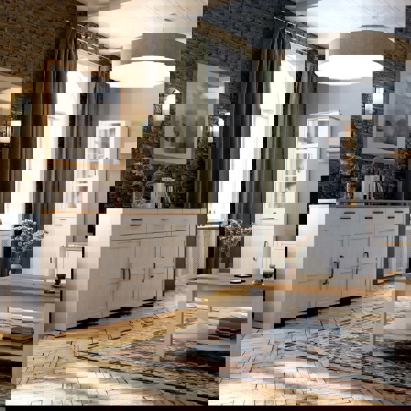 Furniture To Go Bohol Sideboard in Riviera Oak/White