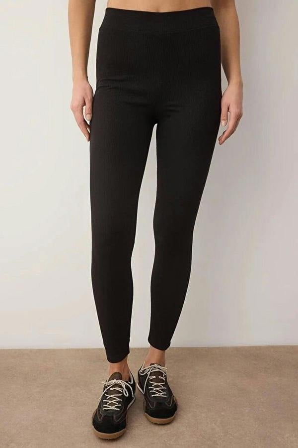 WOVCOR 3-Piece Hooded Knitted Leggings Top and Bottom Set
