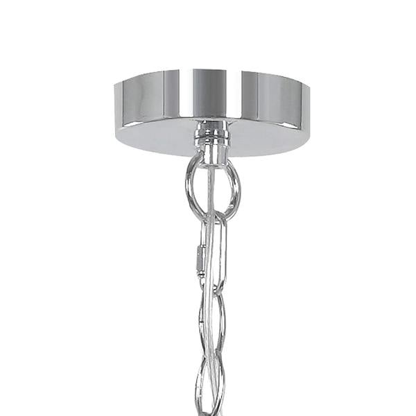 Pagazzi Lighting Ashton 3-Light Polished Chrome Chandelier Ceiling Light