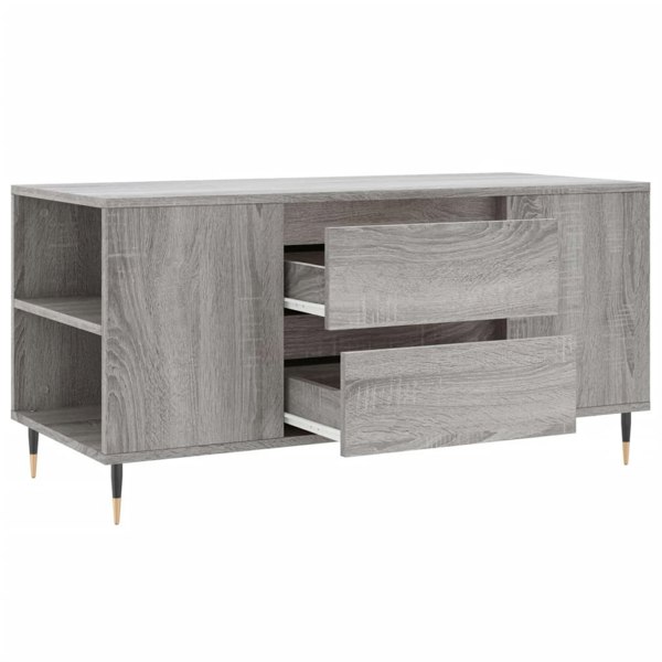 Berkfield Coffee Table Grey Sonoma 102x44.5x50 cm Engineered Wood
