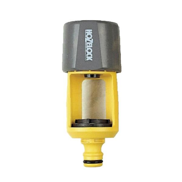 Hozelock Square Indoor Tap Connector - Yellow/Grey - 
