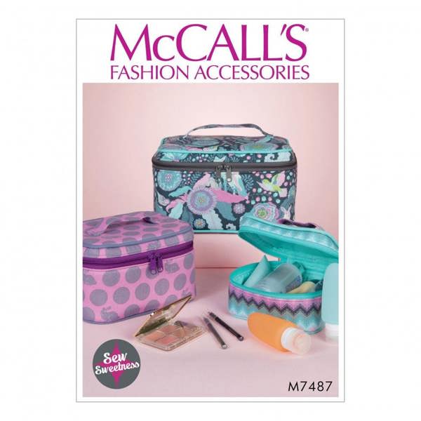 McCalls 7487 Paper Sewing Pattern – Bag, Size All Sizes, Easy