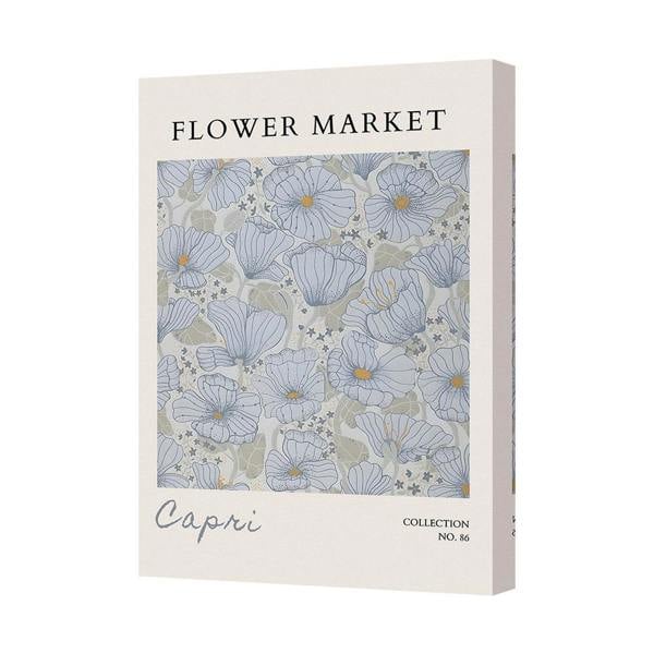 Benjamin Tate Design Flower Market Capri Canvas Wall Art Print Collection No 86