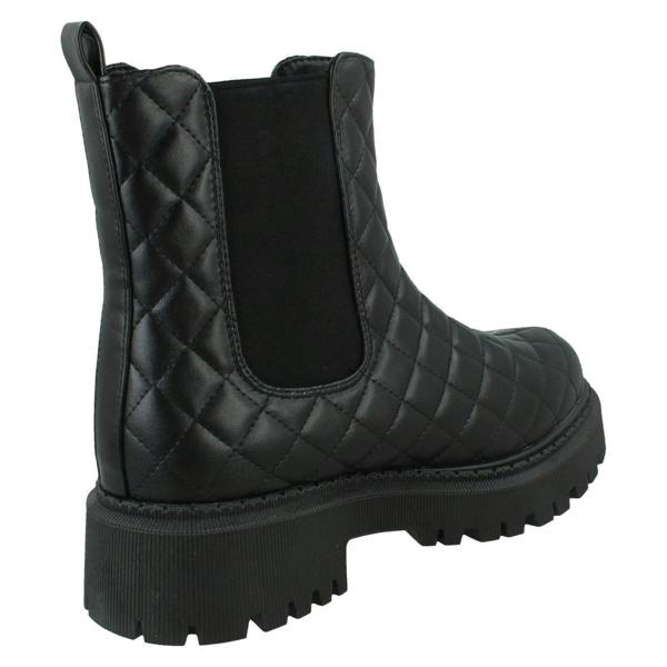 Spot On Ladies Spot On Chunky Ankle Boots F51171