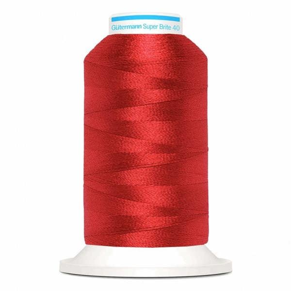 Gutermann Super Brite Polyester 40 Embroidery Thread 1000m Polyester Thread Suitable For Embroidery