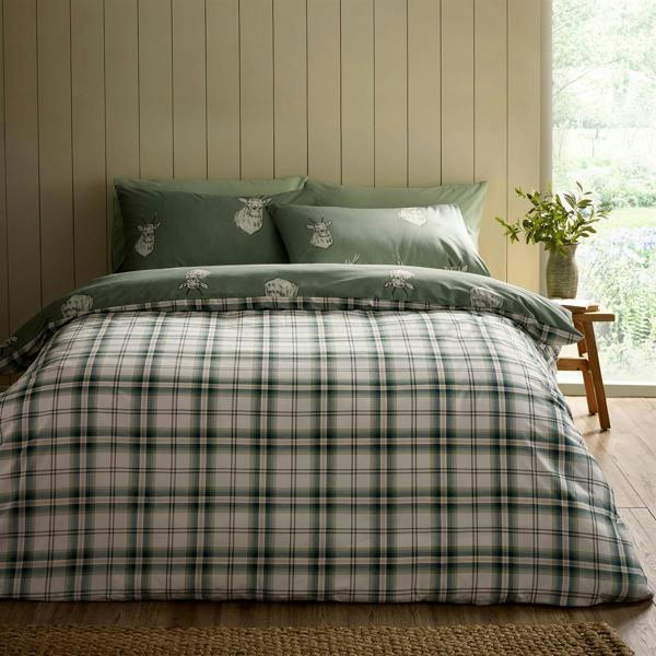 Stag Soft Green Duvet Cover Set