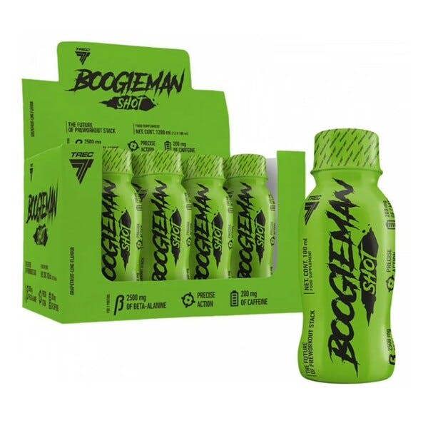 Trec Nutrition BoogieMan Shot, Grapefruit Lime (EAN 5902114066895) - 12 x 100 ml.