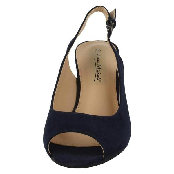Anne Michelle Ladies Anne Michelle Peep Toe Sling back Heels