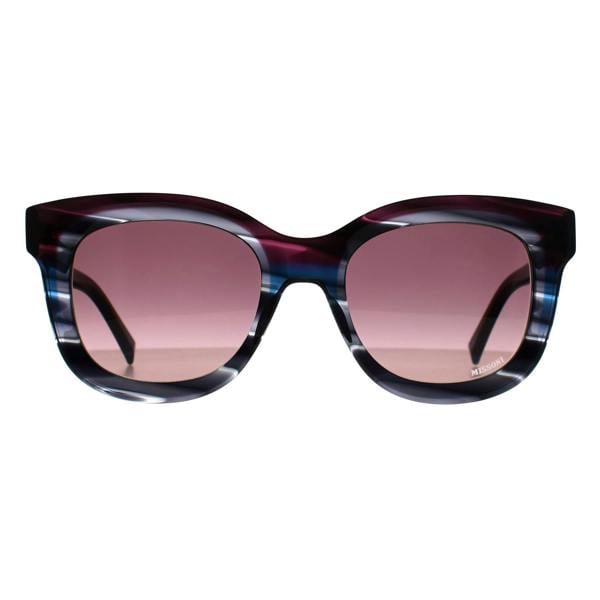 Missoni Sunglasses MIS 0110/S V43 3X Blue Violet Horn Purple Gradient