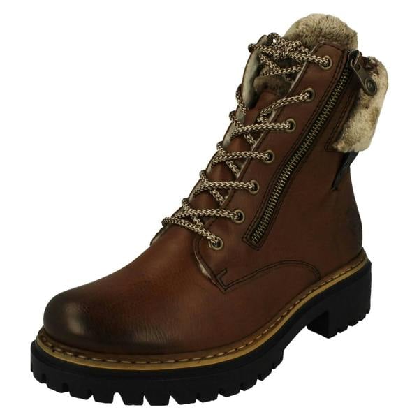 Rieker Ladies Rieker Fleece Lined Ankle Boots 72608
