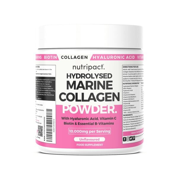 nutripact Hydrolysed Marine Collagen Powder – 10,000mg