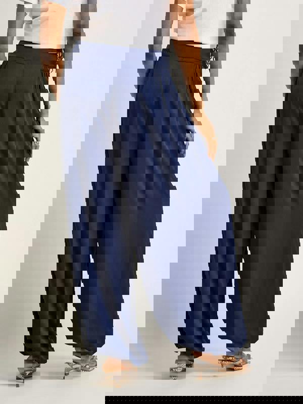 GWD Tula Satin Trouser Navy