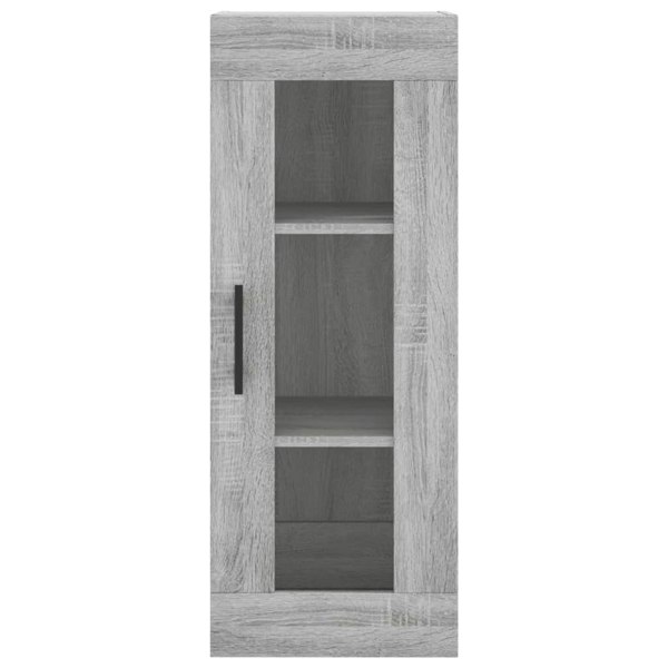 Berkfield Highboard Grey Sonoma 34.5x34x180 cm Engineered Wood