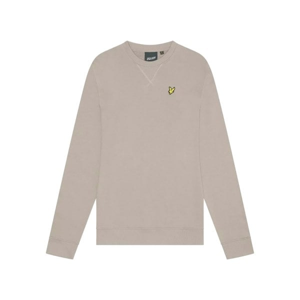 Lyle & Scott Mens Crew Neck Long-Sleeved Sweatshirt - Heritage Taupe