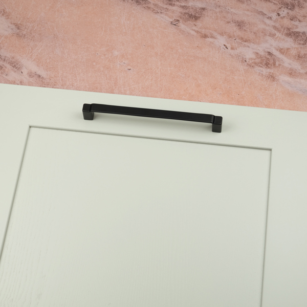 Handle & Home Matt Black Square D Handles