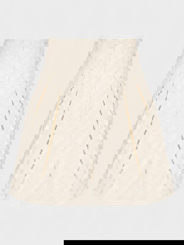 Fendi WHITE High - waisted Denim Shorts White Beige - Supplied FashionFENDI