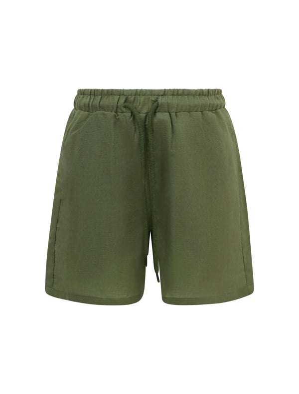 BALOU Boys Linen Shorts - Khaki