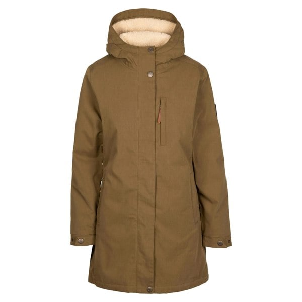 Trespass Womens/Ladies Risha TP50 Fleece Lined Waterproof Jacket - Dark Olive