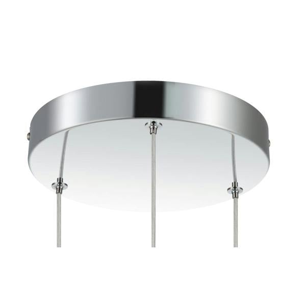 COSYLYTE Nyah 3 Light LED Spiral Cluster Pendant Light