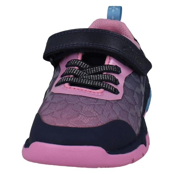 Clarks Girls Clarks Snowflake Detail Casual Trainers Tidal Trail