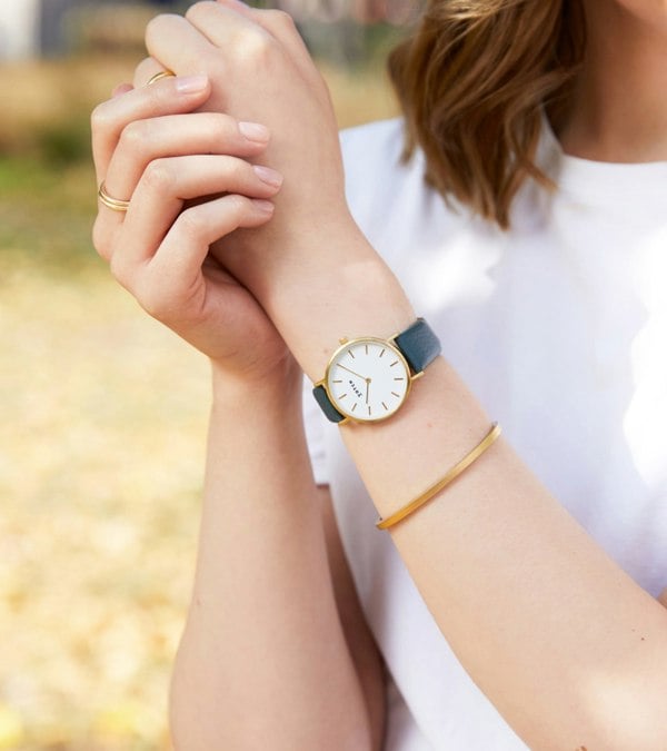 Votch Gold & Juniper Watch | Petite