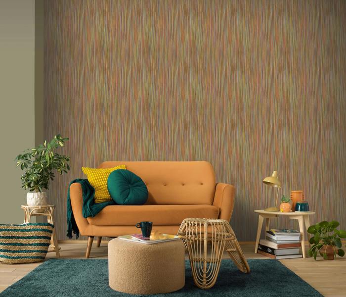 Elle Decoration By Erismann Silent Flow Luxury Striped Wallpaper