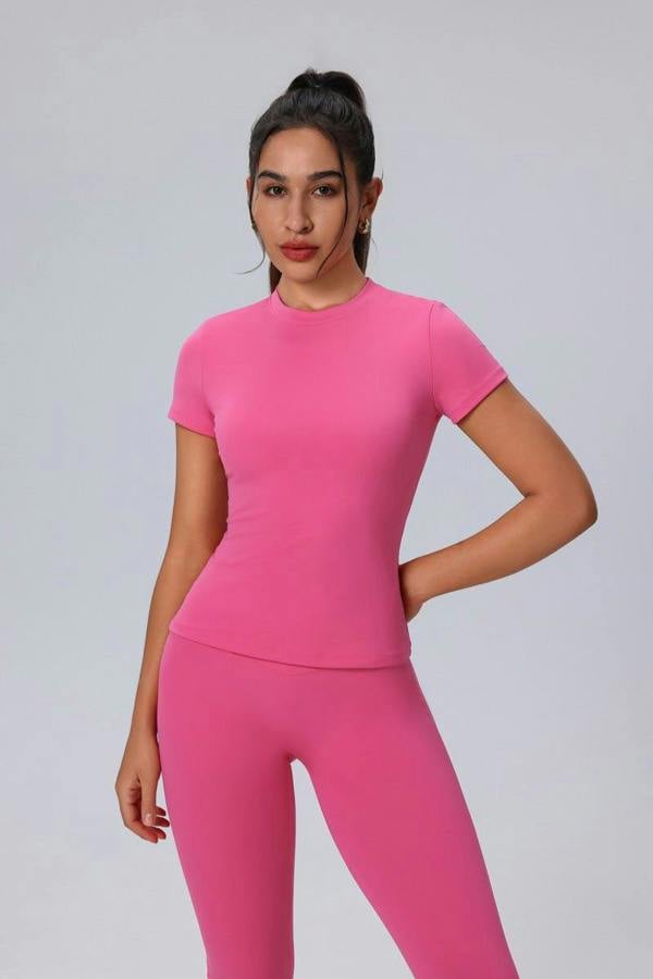 Anniou Short Sleeve Yoga T-Shirt